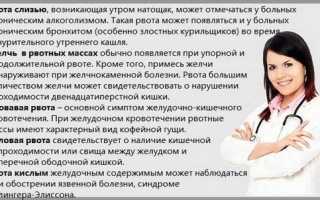 Рвота не связанная с отравлением