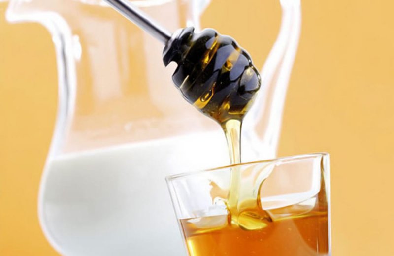 Молоко с медом