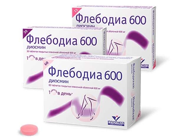 Флебодиа 600 в виде таблеток