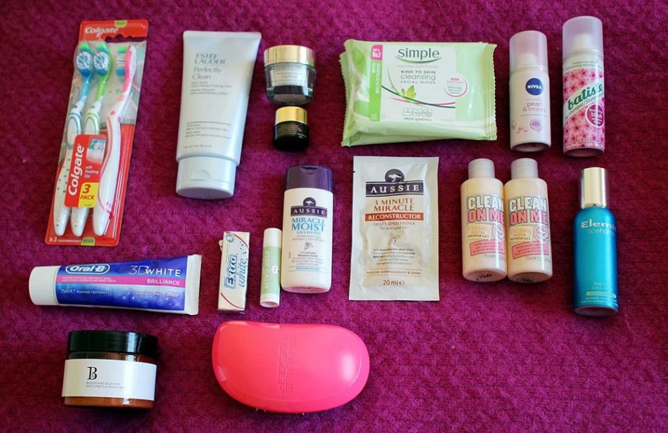 Предметы личной гигиены