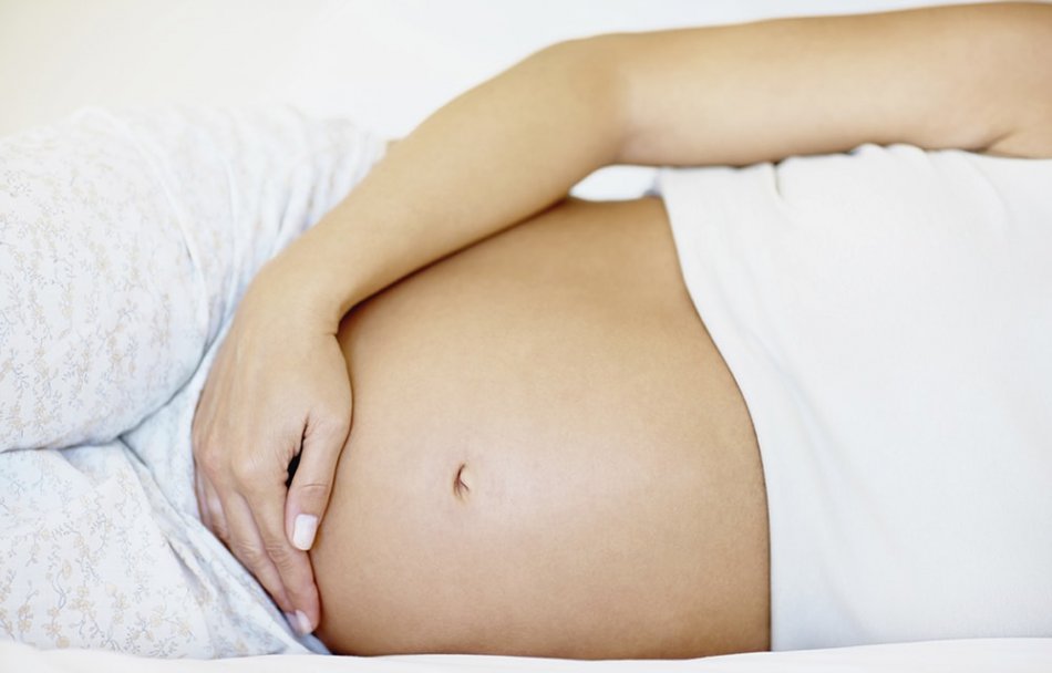 Живот при беременности