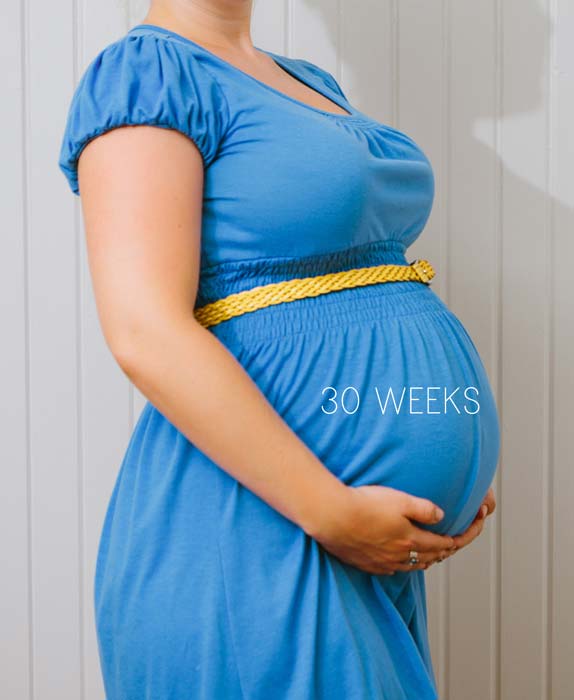 Живот на 30 неделе