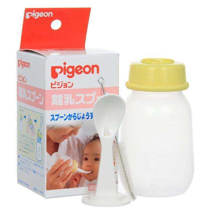 Бутылочка Pigeon с ложкой