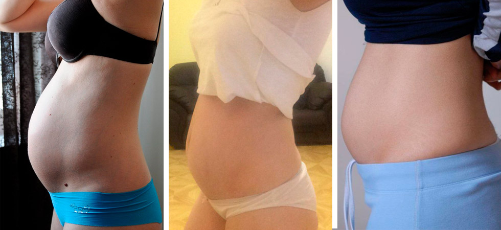 Фото животиков на 16 неделе