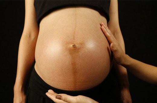 Полоска на животе