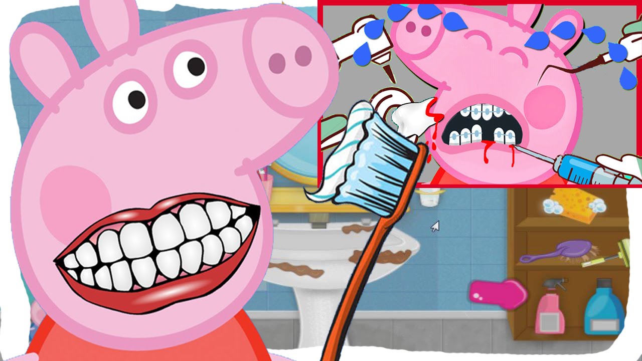 Свинка Пеппа у стоматолога