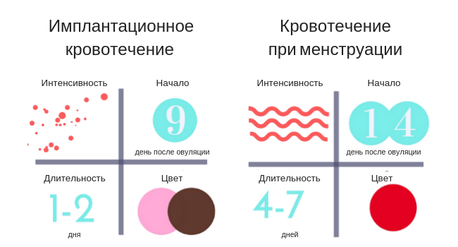 имплантационное кровотечение
