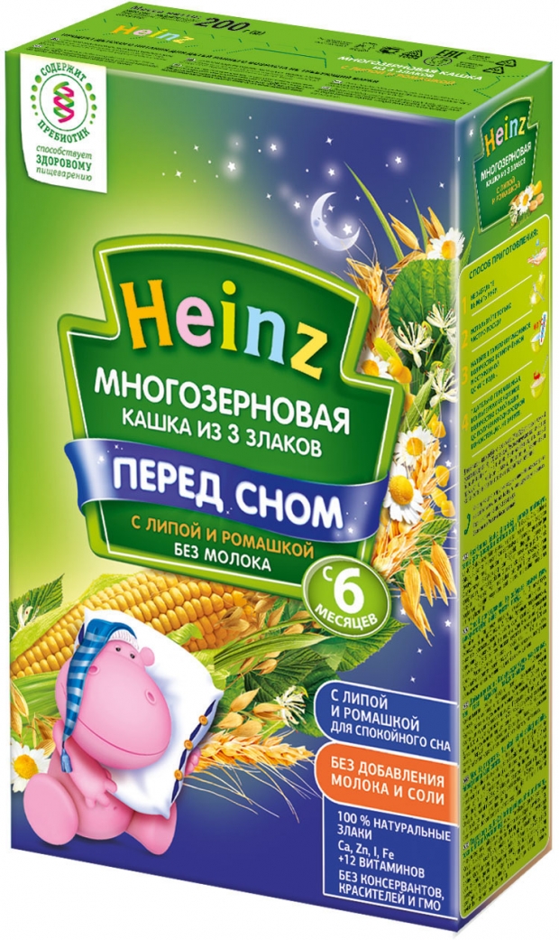 Heinz каша перед сном